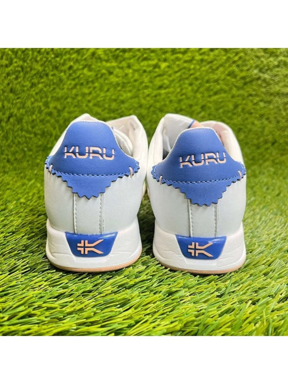 Kuru Roam Classic Court Womens Size 7.5 White Athletic Leather Shoes Sneakers